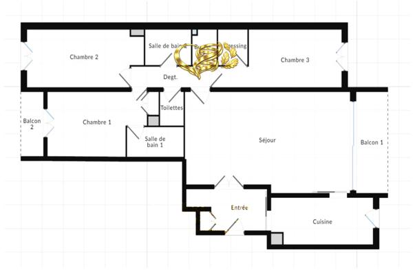 'EPICEA REVIGORANT' : Appartement familial de 104 m² Carrez - 2 balcons - cave - 2 parkings en sous-sol