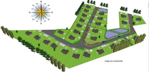 Vente Terrain 582 m2 à Épaignes