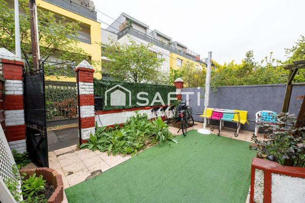 MAISON 4 PIECES 3 CHAMBRES DE 92 M2 AVEC UN JARDIN DE 65 M2 SITUE A GENNEVILLIERS