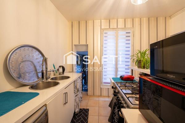 MAISON 4 PIECES 3 CHAMBRES DE 92 M2 AVEC UN JARDIN DE 65 M2 SITUE A GENNEVILLIERS