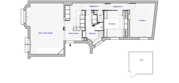 Appartement 4 pièces - 91 m² Bien prestige