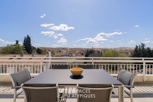 ROOFTOP D’EXCEPTION AU DERNIER ETAGE AVEC VUE SUR LES TOITS