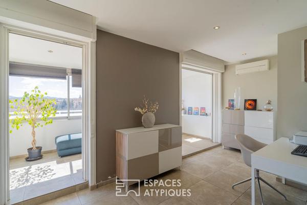 ROOFTOP D’EXCEPTION AU DERNIER ETAGE AVEC VUE SUR LES TOITS