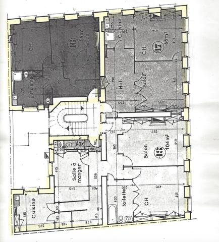 LYON 2 Ainay / Carnot – Appartement de 60m2 à rénover
