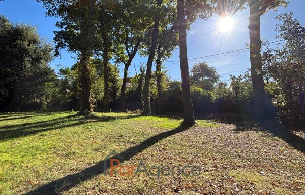 700 M PLAGE DE LA GRANDE CONCHE MAISON AVEC TERRAIN BOISE DE