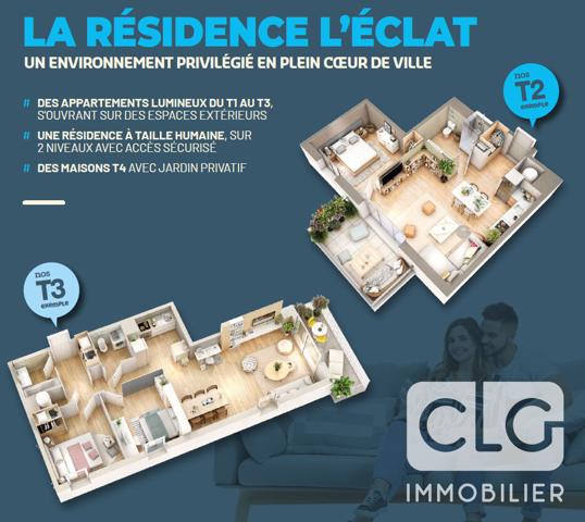 PROGRAMME IMMOBILIER NEUF - L'ECLAT - PONT AVEN - APPARTEMENTS T2 et T3