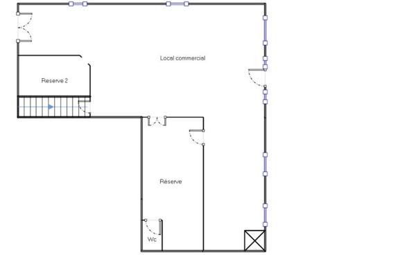 À vendre - Boutique 120 m² située à Navarrenx (64190)