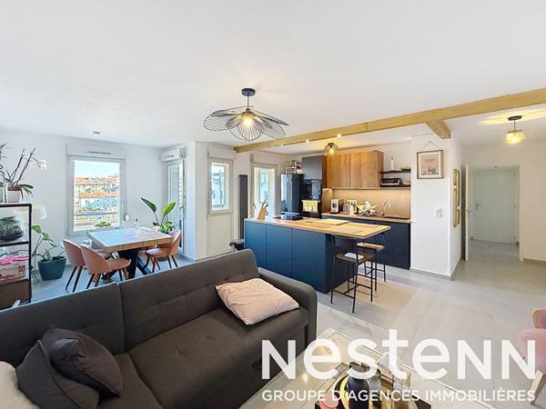 Appartement Metz 3 pièces - 67m2 - 2 chambres - balcon - garage - place de stationnement - cave