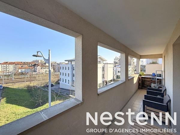 Appartement Metz 3 pièces - 67m2 - 2 chambres - balcon - garage - place de stationnement - cave