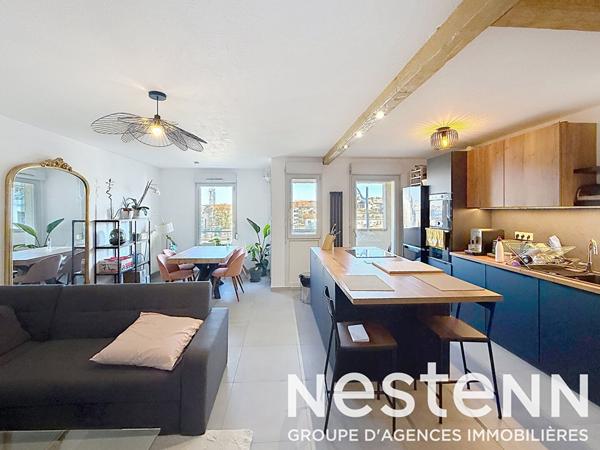 Appartement Metz 3 pièces - 67m2 - 2 chambres - balcon - garage - place de stationnement - cave