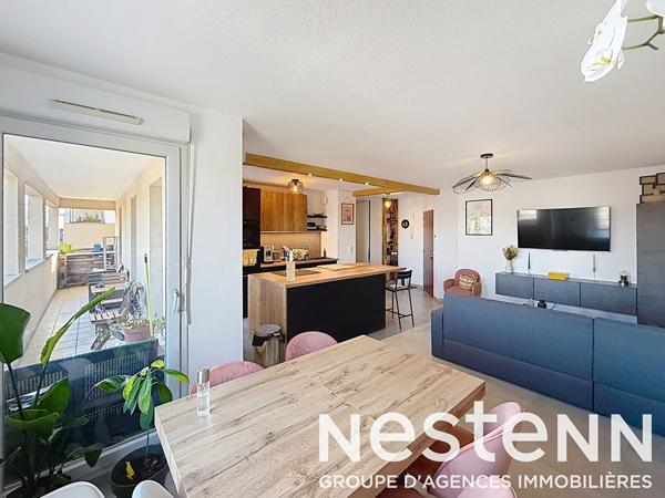 Appartement Metz 3 pièces - 67m2 - 2 chambres - balcon - garage - place de stationnement - cave