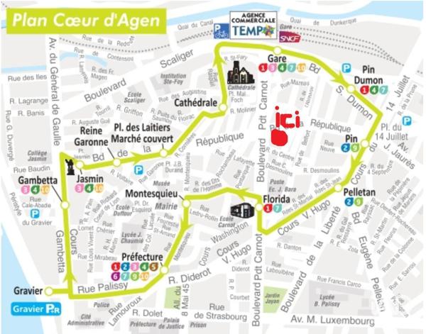 Location boutique/local commercial 255 m² Agen