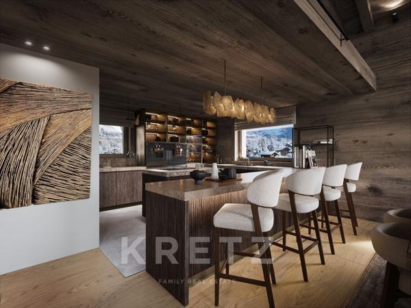 MEGEVE- MONT D'ARBOIS - Chalet vendu en l'état futur d'achèvement 340 m2