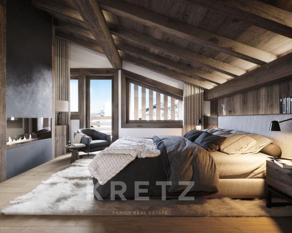 MEGEVE- MONT D'ARBOIS - Chalet vendu en l'état futur d'achèvement 340 m2