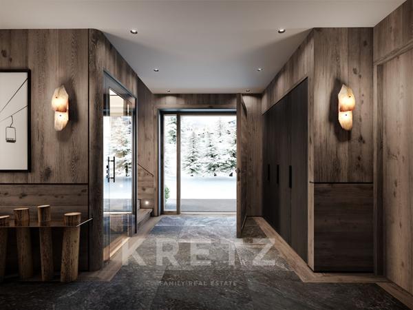 MEGEVE- MONT D'ARBOIS - Chalet vendu en l'état futur d'achèvement 340 m2