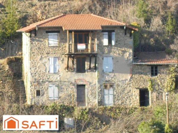 Maison 95m², terrain 750m², source