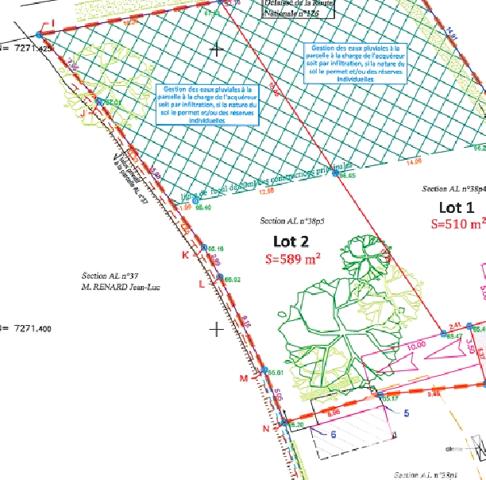 Terrain à vendre 589 m² Plouër-sur-Rance