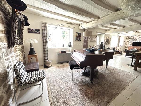 Saint-Armel (56450) Magnifique Longère en Pierre à Deux Pas de la Plage – Petite Vue Mer Côté Golfe !