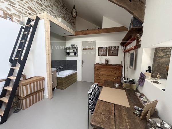 Saint-Armel (56450) Magnifique Longère en Pierre à Deux Pas de la Plage – Petite Vue Mer Côté Golfe !