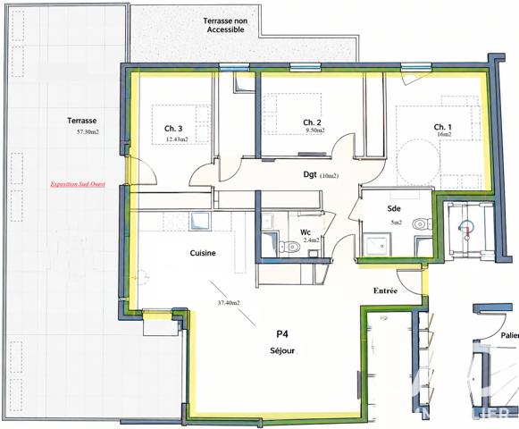 Appartement à vendre 4 pièces 96 m² Nîmes