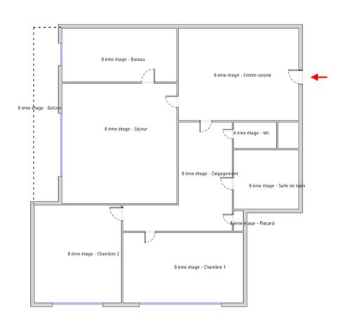 Appartement à vendre 4 pièces 62 m² Aubervilliers