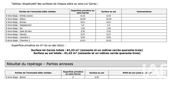 Appartement à vendre 4 pièces 62 m² Aubervilliers