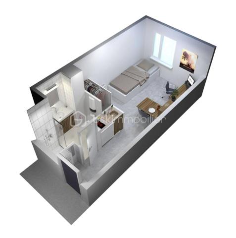 Appartement de 18,59 m²