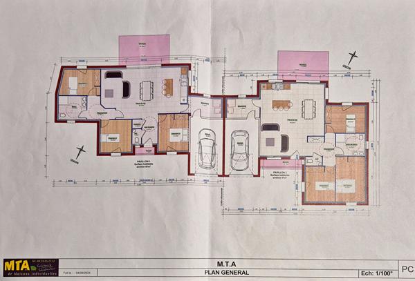 Maison à vendre en VEFA à Viriat d'une surface de 97 m²
