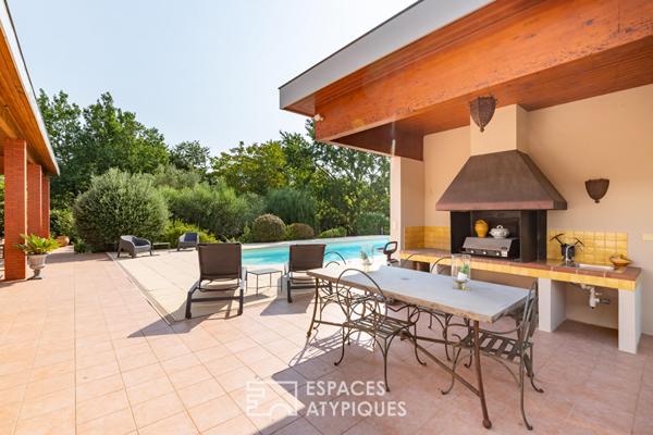 Villa d’architecte en lisière de la forêt du Fau