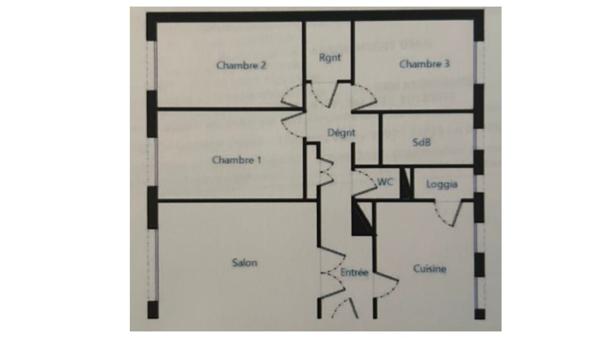 Appartement
         4 pièces
        - 83 m² Exclusivité 189 000 € *