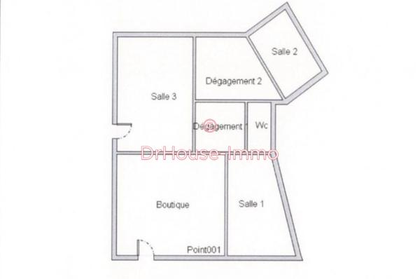 Commerce à louer 4 pièces de 56 m²
