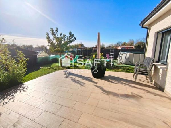 Maison plain pied T5 de 2020 sur 650m2 de terrain , piscine et garage 55m2