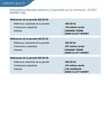 Terrain à vendre 1 225 m² Clavy-Warby
