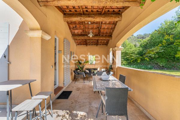Maison Bouc Bel Air 7 pièces 202.45 m2, bastide provençale, 5 chambres, double séjour, cuisine indépendante, piscine, terrain de 2000m², calme, proche IBS