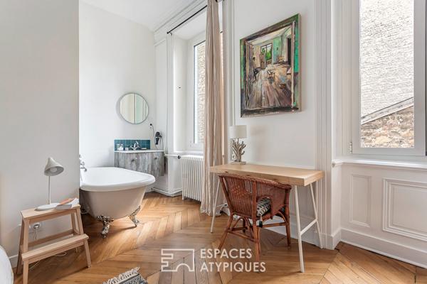 Appartement ancien rénové au coeur du 6eme
