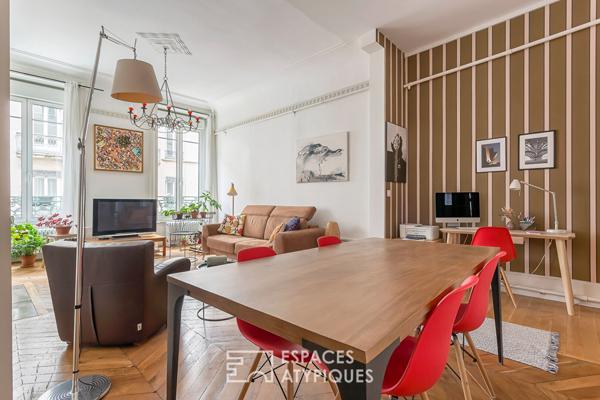 Appartement ancien rénové au coeur du 6eme