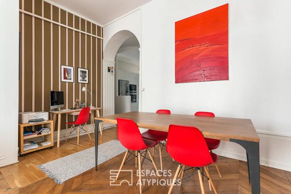 Appartement ancien rénové au coeur du 6eme