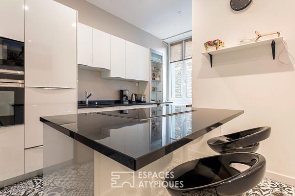 Appartement ancien rénové au coeur du 6eme