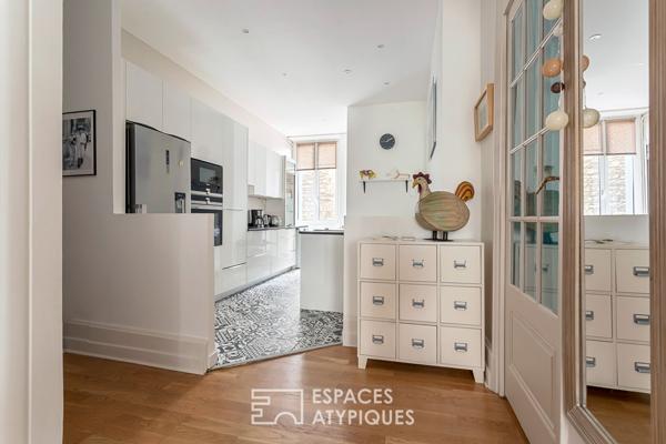 Appartement ancien rénové au coeur du 6eme