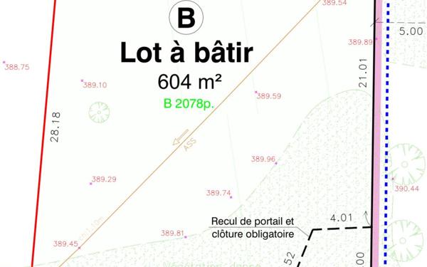 Terrain à vendre    Sourcieux-les-Mines