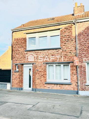 Maison 3 chambres, garage  , cour
