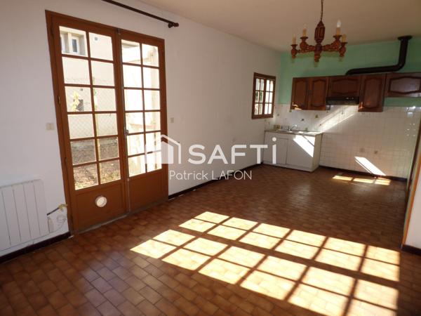 Deux maisons sur deux parcelles.