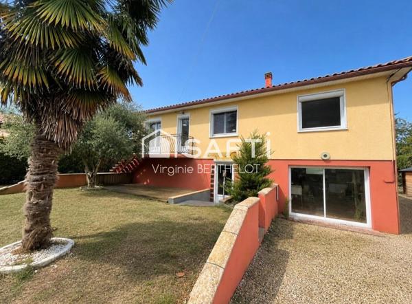 MAISON SUR SOUS SOL / 4 CHAMBRES / 2 SALLES D'EAU / GARAGE / TERRAIN CLOS