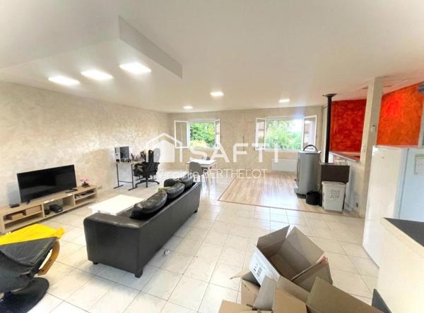 MAISON SUR SOUS SOL / 4 CHAMBRES / 2 SALLES D'EAU / GARAGE / TERRAIN CLOS