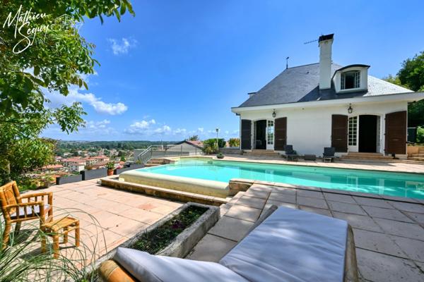 PROPRIETE à MARENNES (69) à proximité de LYON, avec une position et vue dominante sur la Plaine et sous sol XXL