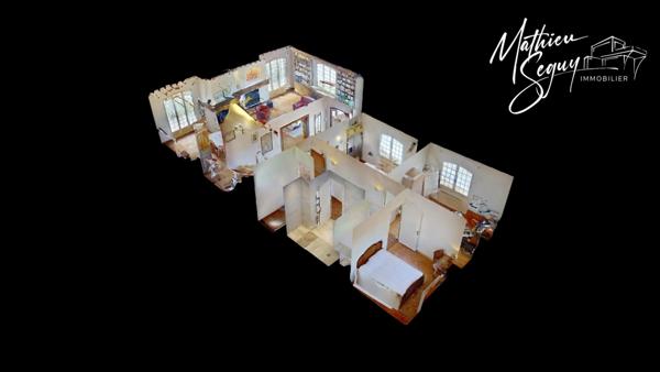 PROPRIETE à MARENNES (69) à proximité de LYON, avec une position et vue dominante sur la Plaine et sous sol XXL