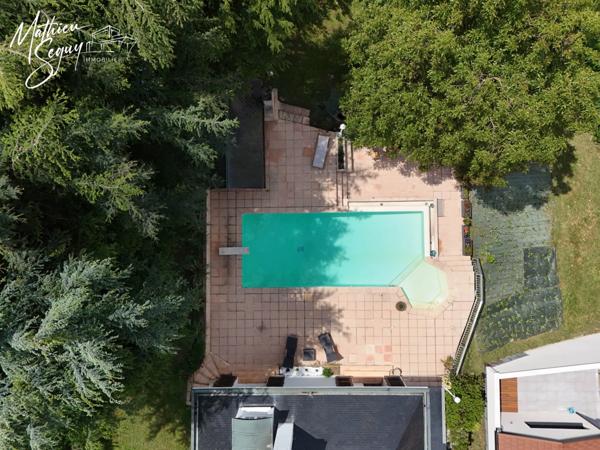 PROPRIETE à MARENNES (69) à proximité de LYON, avec une position et vue dominante sur la Plaine et sous sol XXL