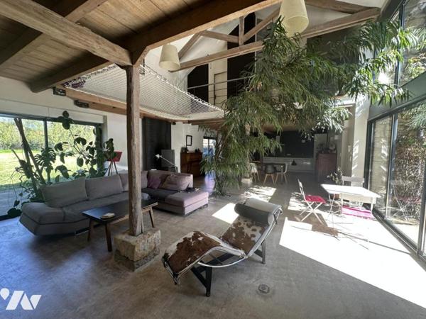 Maison d'architecte 4 chambres et un studio