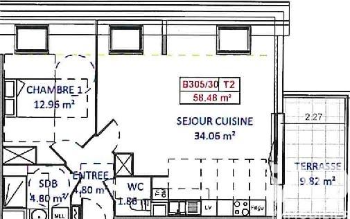 Appartement à vendre 2 pièces 58 m² Autun