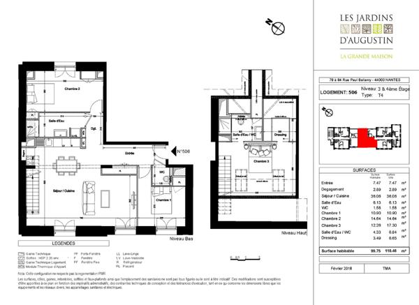 LES JARDINS DE GABRIEL - NANTES - PINEL - B406